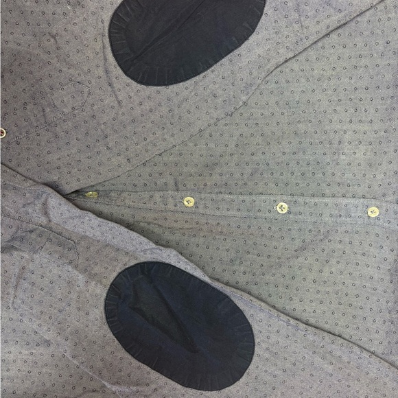 Zara Gray Casual Button Down Shirt - Picture 5 of 6